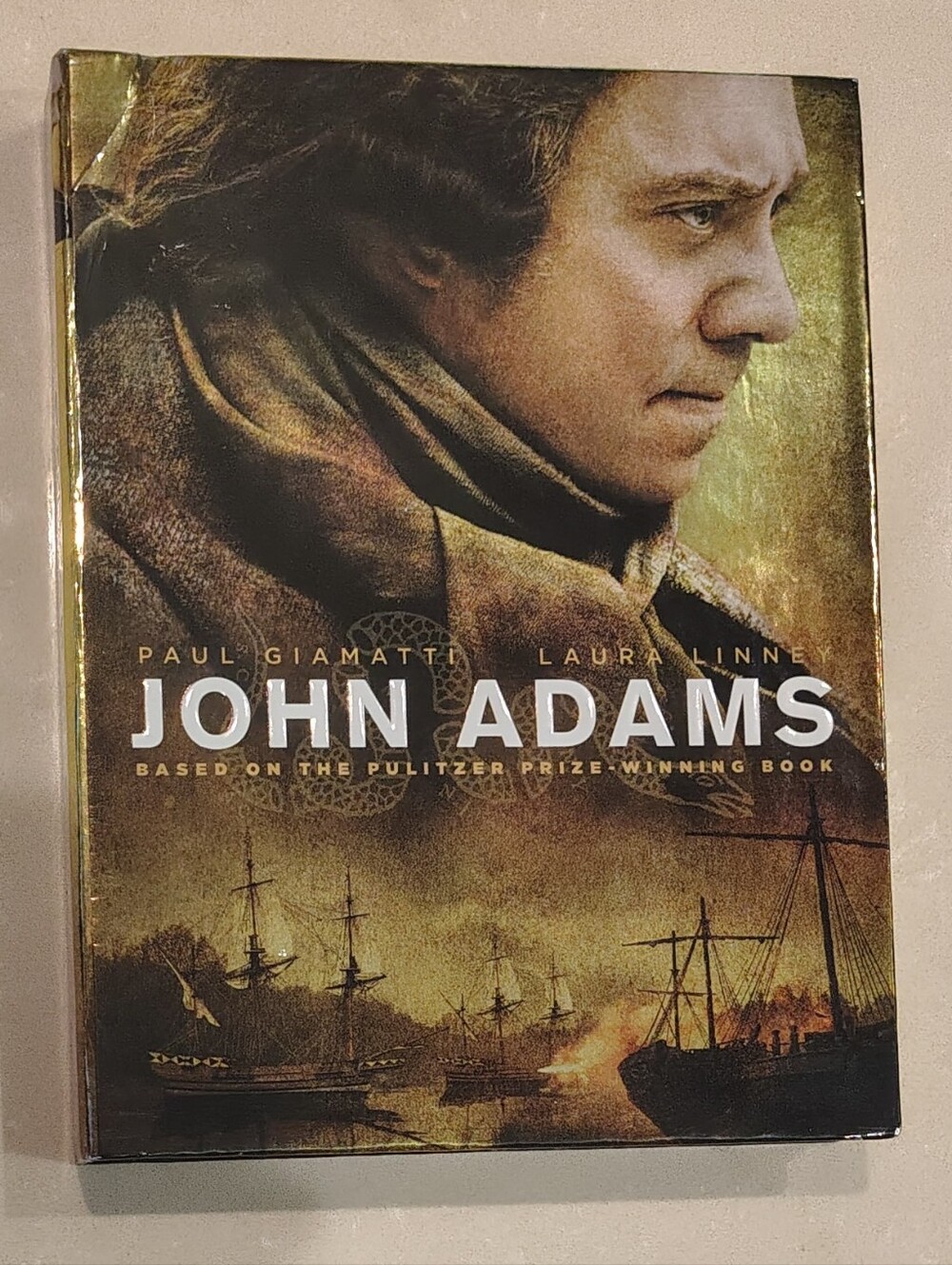 JOHN ADAMS DVD 3 Discs Series HBO Film 2009 Giamatti & Linney EUC